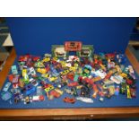 A large quantity of Die-Cast vehicles including; Corgi and Matchbox, etc (some boxed).