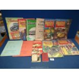 A quantity of vintage motoring magazines.