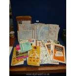 A quantity of maps including BMC, National Geographical Street maps etc.