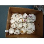 A quantity of mixed china tea sets; Royal Stafford, Royal Imperial, Royal Ascot,