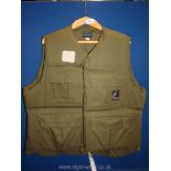 A fly fishing buoyancy aid gilet. Size XL.