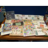 A quantity of first day covers, foreign stamps from Hong Kong, North Vietnam,