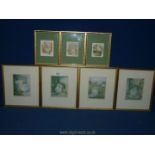 A quantity of Beatrix Potter Prints believed to be by the artist illustrator Helen Allingham.