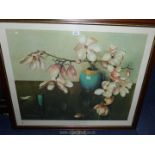 A large Print of Magnolias after Frans Oerder