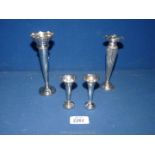 A Silver candlestick, Birmingham by S&M,