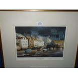 Treasured Thoughts Polperro, a framed and mounted Ltd. Ed.