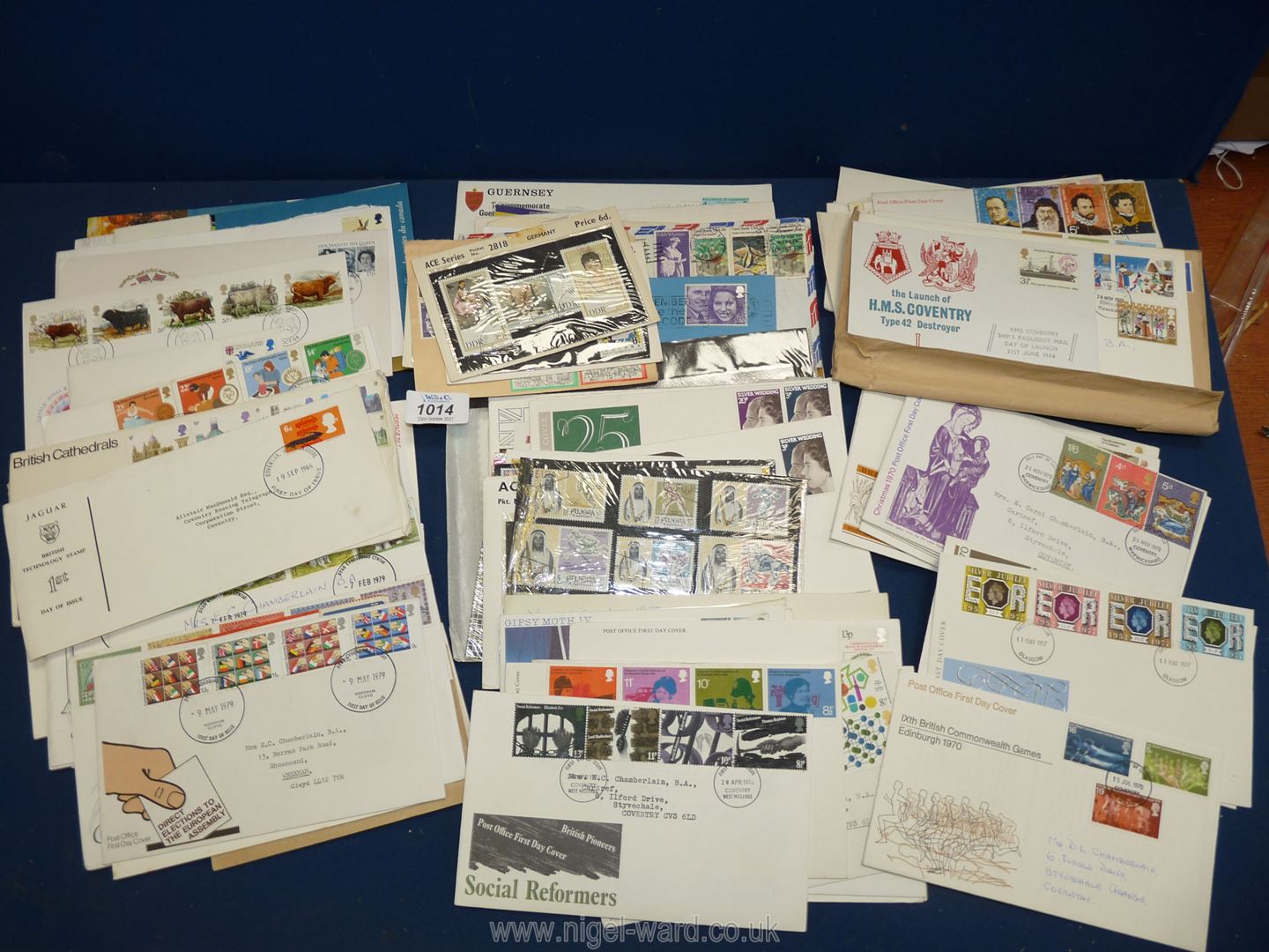 A quantity of First Day covers including; Cathedrals, Christmas's,