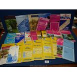 A quantity of Ordnance Survey maps including French, Wye Valley and Forest of Dean,