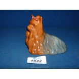 A Beswick Yorkshire terrier. 3 1/2" tall.