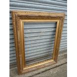 A period gilded wood and gesso Picture Frame suitable for a painting of 32'' x 24'' approx.