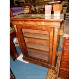 A Victorian Walnut Pier/Side Cabinet having ormolu mounts, banded and inlaid detail,