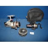 Three Fishing Reels including Herbert Hatton,