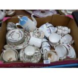 A quantity of china including Royal Albert 'Sorrento' part coffee service, Johnson Bros.