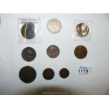 An 1806 King George III penny, Cartwheel penny,