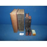 A small quantity of Bibles including miniature Hymn and Prayer book set plus and 1873 edition of