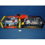 A quantity of Burago boxed models including Alpha Romeo and Mercedes, together with Austin Healey,