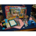 A boxed 'Tele Sindy Studio'.