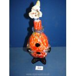 A Murano glass Clown Decanter,