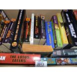 A box of novels: Tom Kratman,