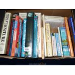 A box of books: Hereford, gardening,