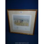 A framed and mounted limited edition Print no. 54/850 by R.