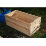 Wooden planter 17'' x 32'' x 13''