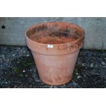 Large terracotta flower pot, a/f,