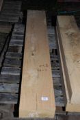 One piece of Oak 8 1/2'' x 3'' x 55 3/4''.