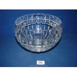 A Waterford Marquis crystal fruit bowl, 9" diameter, boxed.