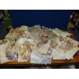 A large quantity of loose stamps: Netherlands, Australia, Hong Kong, USA etc.