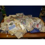 A good quantity of loose stamps: New Zealand, Barbados,Netherlands,