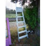 Five rung Aluminium stepladder