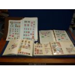 Two folders of Stamps,