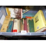 A quantity of books including English Medieval Monasteries, Burman Oil, Dictionaries etc.