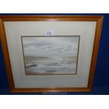 A framed and glazed maritime watercolour by Roland Vivian Pitchforth RA.