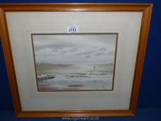 A framed and glazed maritime watercolour by Roland Vivian Pitchforth RA.