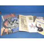 A small quantity of books to include The War Time Scrap Book, D. Day to V.E. Day, Royalty etc.
