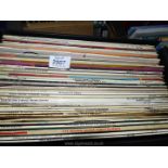 A case of LP's to include Louis Armstrong, Jazz Classics, Frank Sinatra etc.