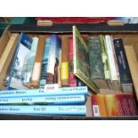 A box of books on local interest including Monmouthshire Houses,