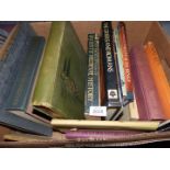 A box of books to include Ancient Medieval History, Valley of the Kings, Greeks and Romans etc.