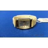 A 14ct gold 'Chalet' ladies watch