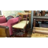 A set of six 19th century Rosewood bar back chairs