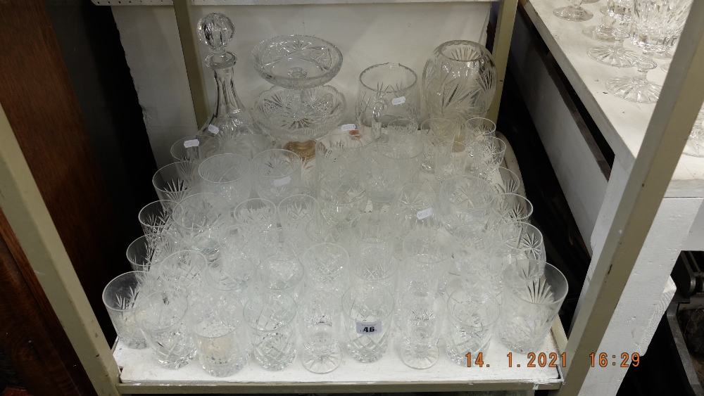 A qty of glassware inc.