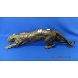 A bronze stylized Panther
