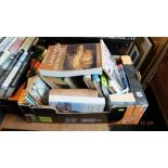 Box of books, Egypt etc,