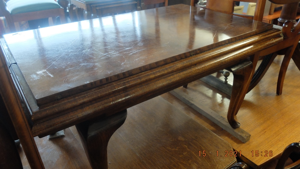 A mahogany metamorphic tea table