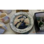 Eight Royal Doulton character plates