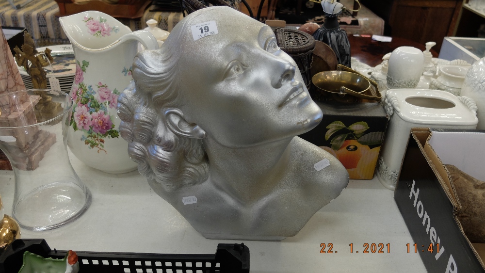 A bust of a lady,