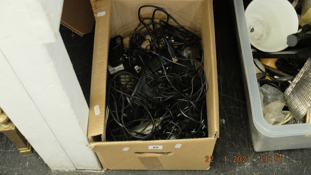 A quantity of old mobile phones etc.