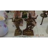 Two Hindu god figures
